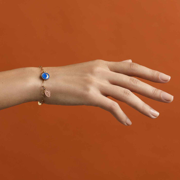 Médaille Arthus Bertrand Miraculeuse Pêche Or Rose 10mm