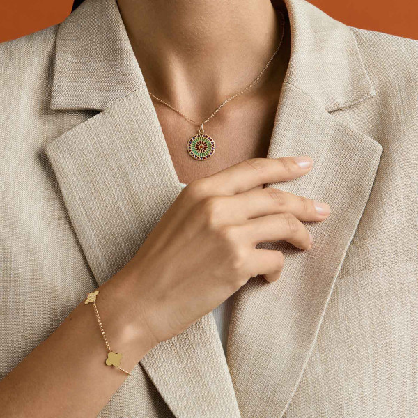 Médaille Arthus Bertrand Notre Dame de Paris Nord Or Jaune 18 mm