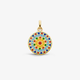 Médaille Arthus Bertrand Notre Dame de Paris Ouest Or Jaune 18 mm