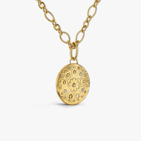 Médaille Arthus Bertrand Or Jaune & Diamant Rosae 23 mm