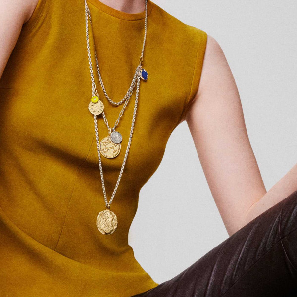 Médaille Arthus Bertrand Or Jaune & Diamant Rosae 23 mm