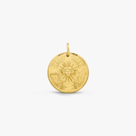 Médaille Arthus Bertrand Or Jaune Le Roi Soleil 18 mm