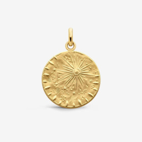 Médaille Arthus Bertrand Pluie d'Etoiles Or Jaune 16 mm