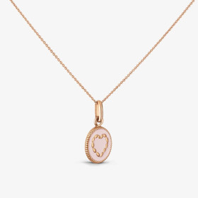 Pendentif Arthus Bertrand Cœur Or Rose Rose Poudré