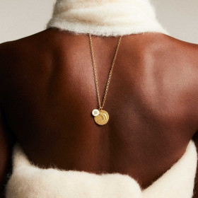 Pendentif Arthus Bertrand Or Jaune & Diamant Etoile Ivoire 10 millimètres