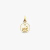 Pendentif Arthus Bertrand Or Jaune & Diamant Ours Ivoire 10 mm
