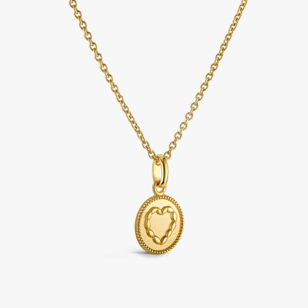 Pendentif Arthus Bertrand Or Jaune Cœur 10 mm