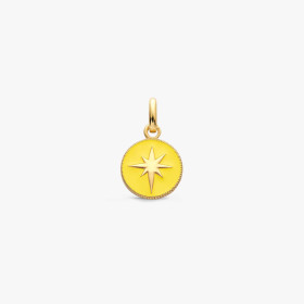 Pendentif Arthus Bertrand Or Jaune Etoile Jaune 10 mm