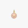 Pendentif Arthus Bertrand Or Jaune Etoile Rose Poudré 10 mm