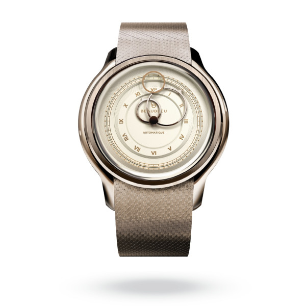 Montre Beaubleu La Pièce n°1 Champagne Bracelet Acier Or Rose