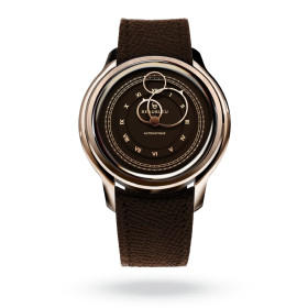 Montre Beaubleu La Pièce n°1 Moka Bracelet cuir Marron Grainé