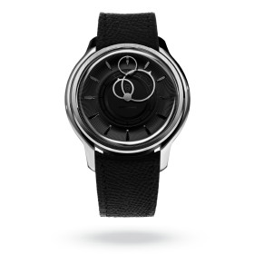 Montre Beaubleu La Pièce n°2 Noir Bracelet Cuir Noir Grainé