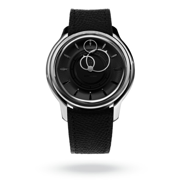 Montre Beaubleu La Pièce n°2 Noir Bracelet Cuir Noir Grainé