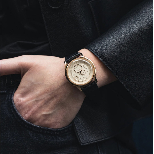 Montre Beaubleu La Pièce n°1 Champagne Bracelet Acier Or Rose