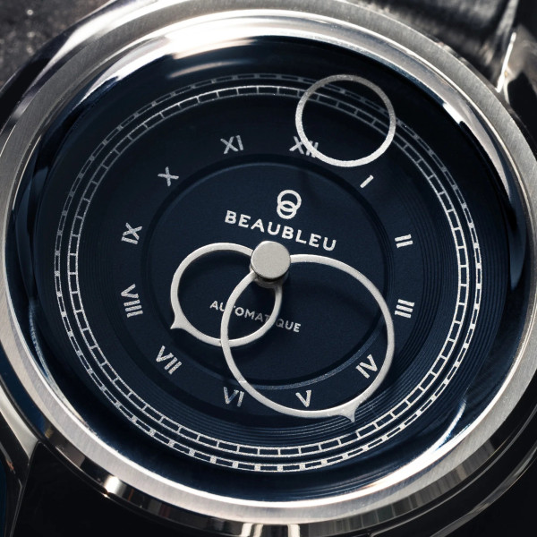 Montre Beaubleu La Pièce n°1 Bleu Empire Bracelet cuir Bleu Grainé