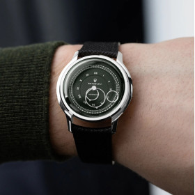 Montre Beaubleu La Pièce n°1 Vert Olive Bracelet Acier