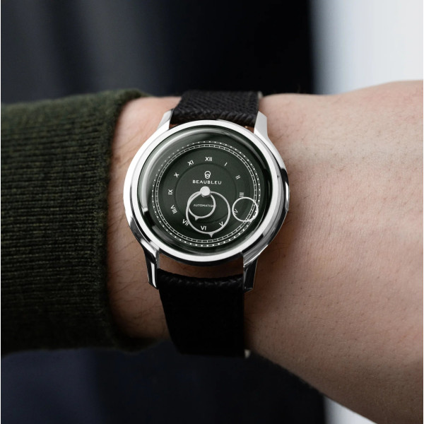 Montre Beaubleu La Pièce n°1 Vert Olive Bracelet Acier