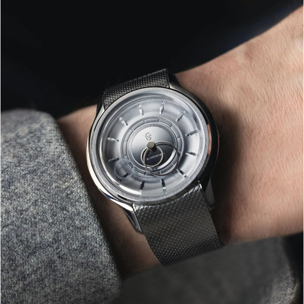 Montre Beaubleu La Pièce n°2 Argent Bracelet Acier