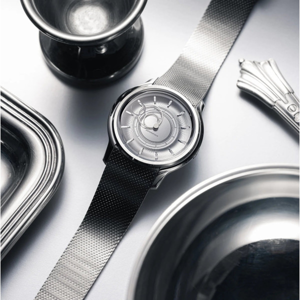 Montre Beaubleu La Pièce n°2 Argent Bracelet Acier