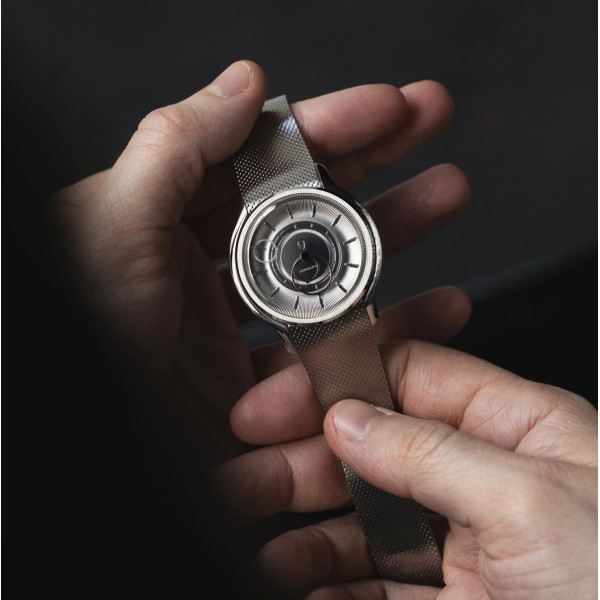 Montre Beaubleu La Pièce n°2 Argent Bracelet Acier