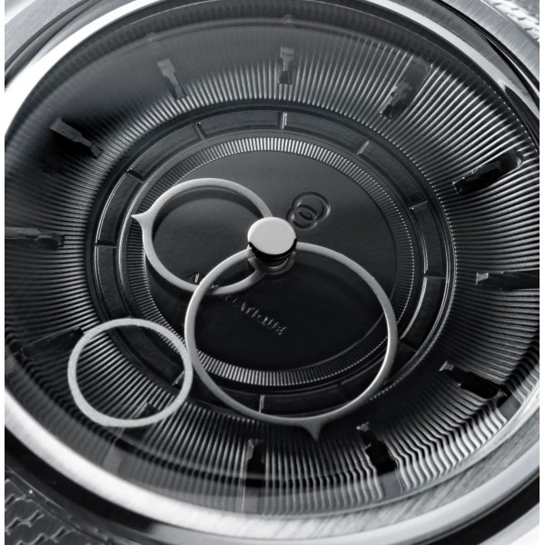 Montre Beaubleu La Pièce n°2 Noir Bracelet Cuir Noir Grainé