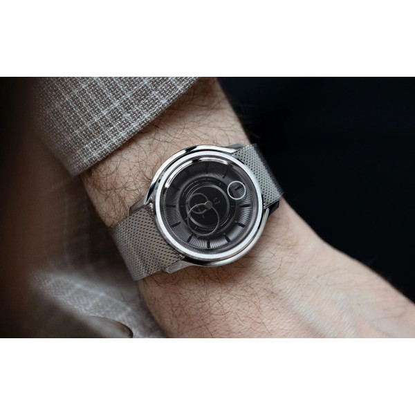 Montre Beaubleu La Pièce n°2 Noir Bracelet Cuir Noir Grainé