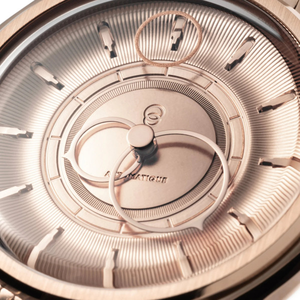 Montre Beaubleu La Pièce n°2 Or Rose Bracelet Acier Or Rose