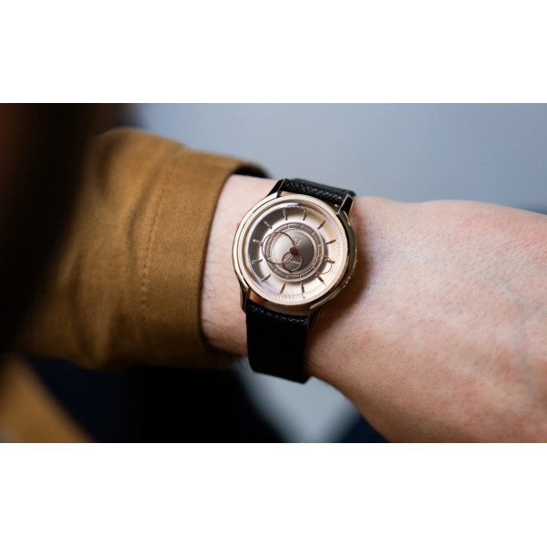 Montre Beaubleu La Pièce n°2 Or Rose Bracelet Acier Or Rose