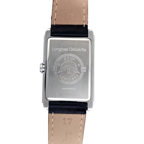 Montre Occasion Longines DolceVita Bracelet Cuir Noir