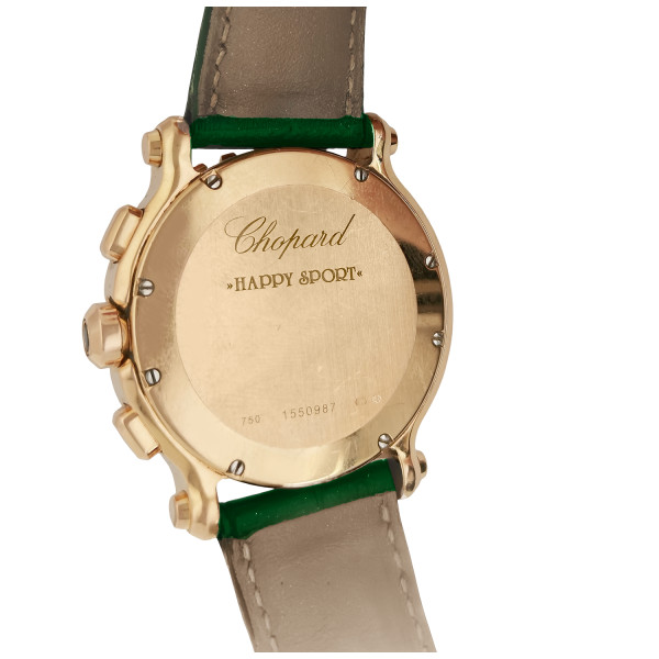 Montre Occasion Chopard Happy Sport 5 Diamants Mobiles