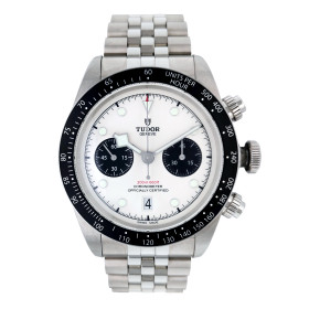 Montre Occasion Homme Tudor Black Bay Chrono Panda Bracelet Acier