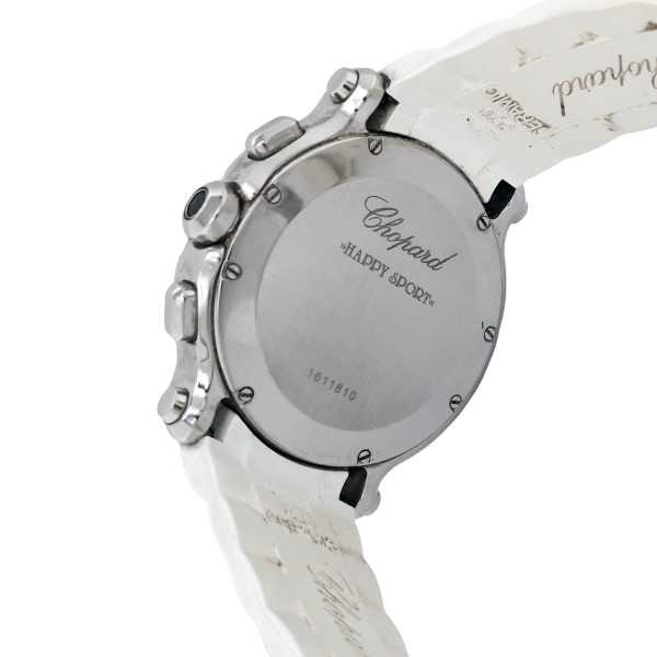 Montre Occasion Chopard Happy Sport Acier 5 Diamants Mobiles