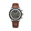 Montre Breitling Navitimer B19 Chronograph 43 Perpetual Calendar Cadran anthracite Bracelet Cuir d’alligator