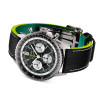 Montre Breitling Navitimer B01 Chronograph 43 Aston Martin Aramco Formula One Team Cadran carbone Bracelet Cuir de veau
