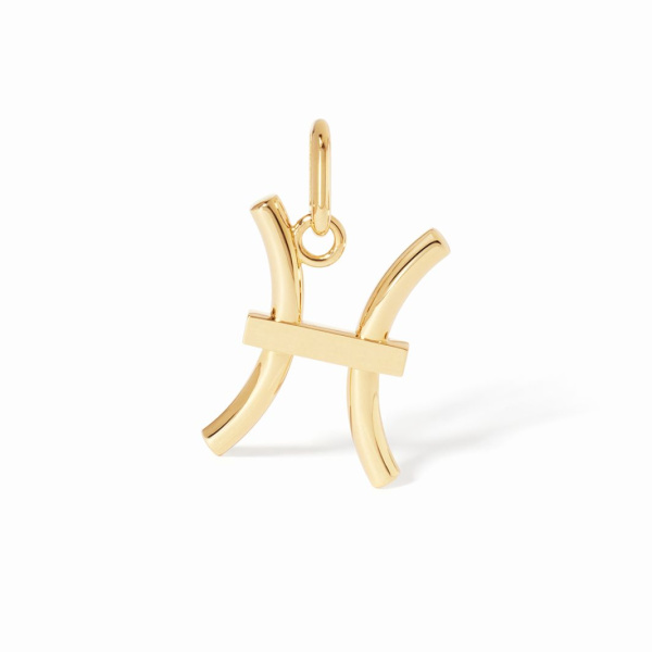 Pendentif Dinh Van Poisson grand modèle Or Jaune