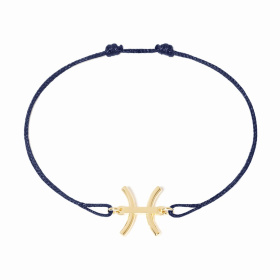 Bracelet Dinh Van cordon Poisson Or Jaune