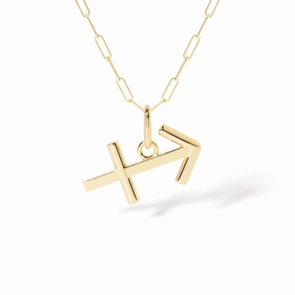 Pendentif Dinh Van Sagittaire grand modèle Or Jaune