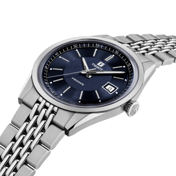 Montre Tissot Visodate 39mm Automatique Cadran Bleu