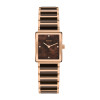 Montre Rado Integral Diamonds Quartz Cadran Brun Bracelet Brun