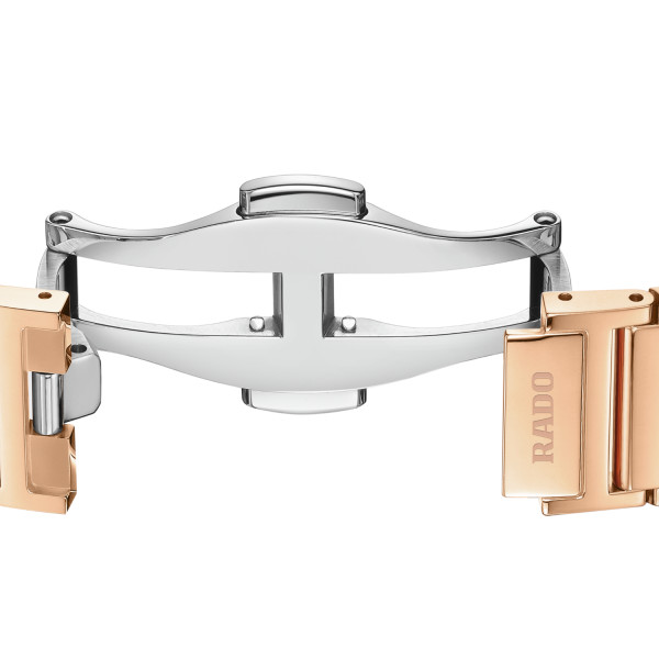 Montre Rado Integral Diamonds Quartz Cadran Brun Bracelet Brun