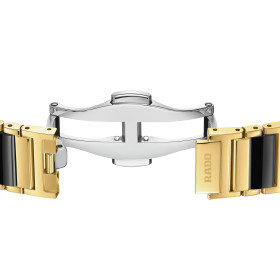 Montre Rado Integral Diamonds Quartz Cadran Noir Bracelet Noir