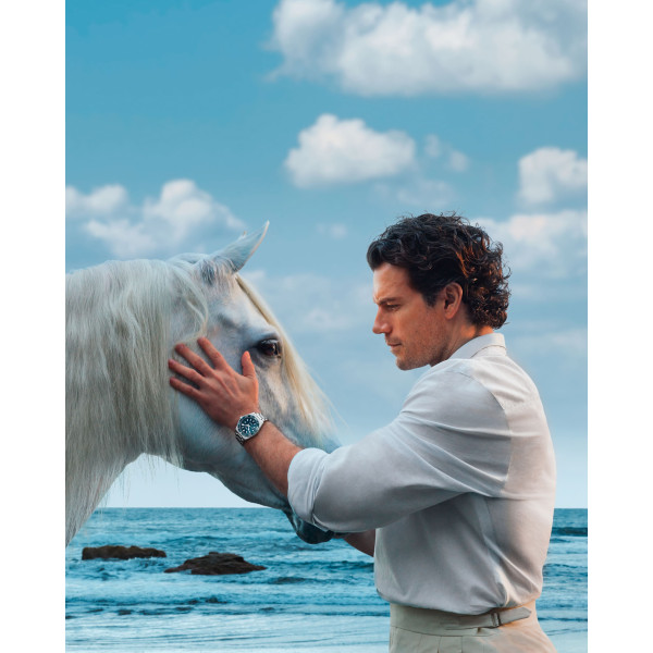 Montre Longines Hydroconquest 42 mm Automatique Cadran Bleu laqué poli Bracelet Acier