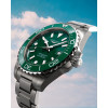Montre Longines Hydroconquest 42 mm Automatique Cadran Vert laqué poli Bracelet Acier