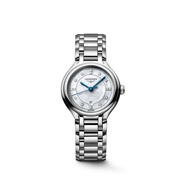 Montre Longines Longines primaluna 30 mm Quartz Cadran Nacre blanche Bracelet Acier