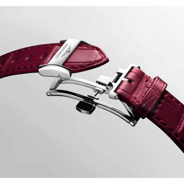 Montre Longines Longines primaluna moonphase 34 mm Automatique Cadran Argenté "soleil" Bracelet