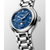 Montre Longines Longines primaluna moonphase 34 mm Automatique Cadran Nacre bleue lumineuse Bracelet Acier