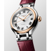 Montre Longines Longines primaluna 34 mm Automatique Cadran Argenté "soleil" Bracelet