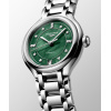 Montre Longines Longines primaluna 34 mm Automatique Cadran Nacre vert vif Bracelet Acier