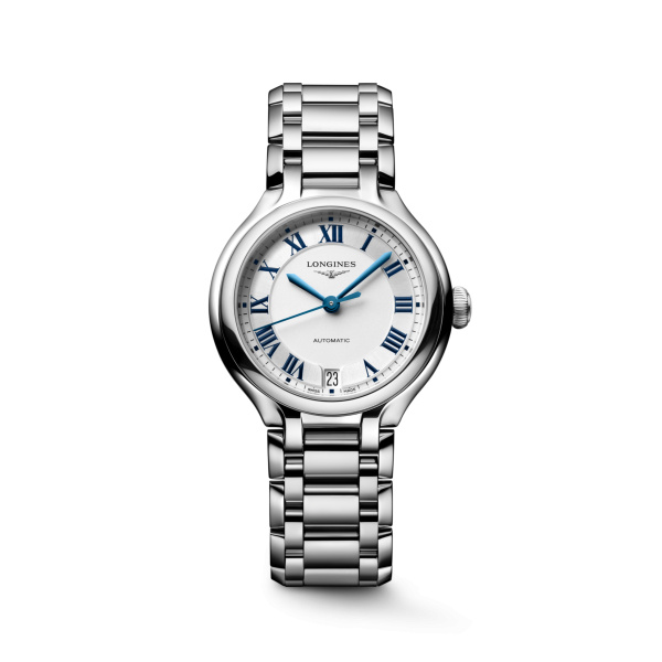 Montre Longines Longines primaluna 34 mm Automatique Cadran Argenté "soleil" Bracelet Acier