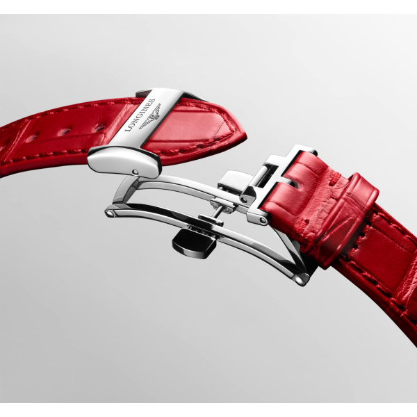 Montre Longines Longines primaluna moonphase 34 mm Automatique Cadran Nacre blanche Bracelet